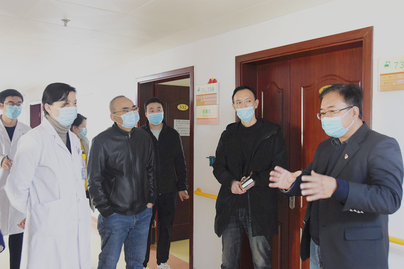龙门疗养院开展元旦行政大查房