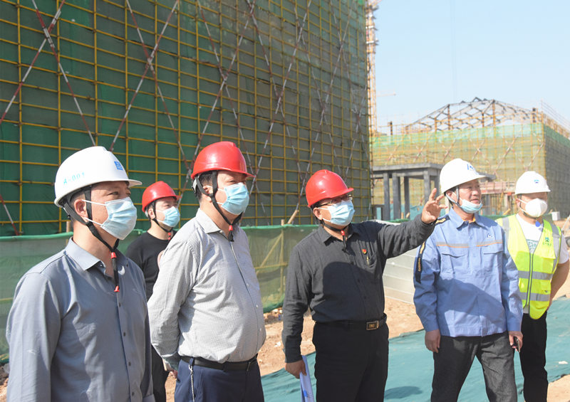 市总工会一行现场调研龙门疗养院改造提升项目