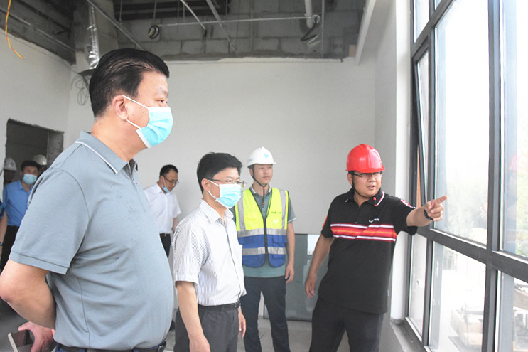 省总工会副主席张扬同志考察调研龙门疗养院