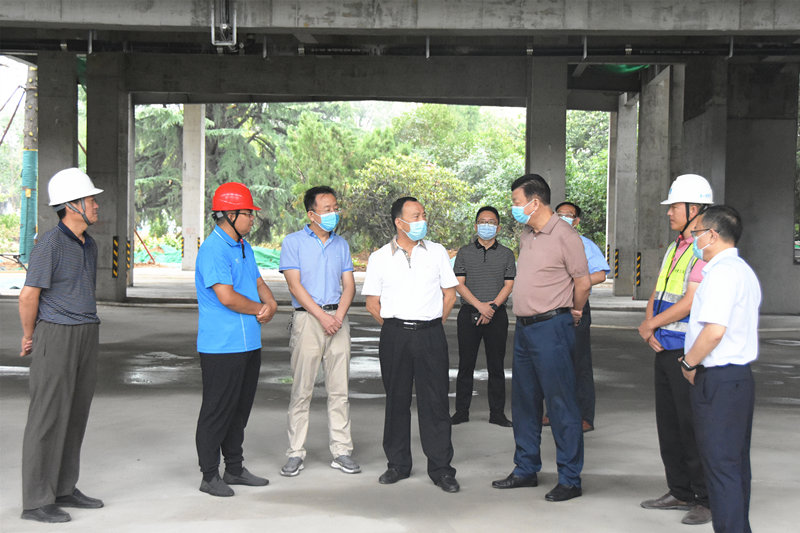 省总工会寇武江一行调研龙门疗养院改造提升项目