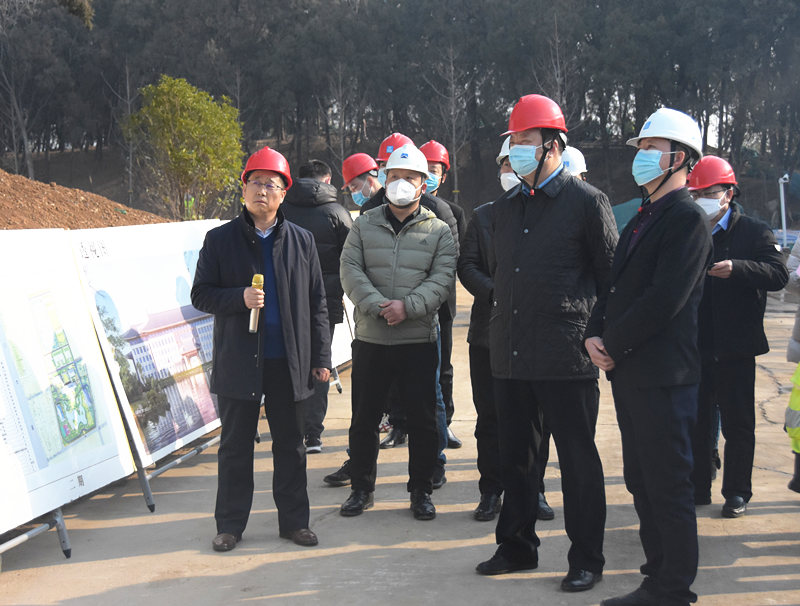 市总工会吉振华主席一行调研龙门疗养院改造提升项目