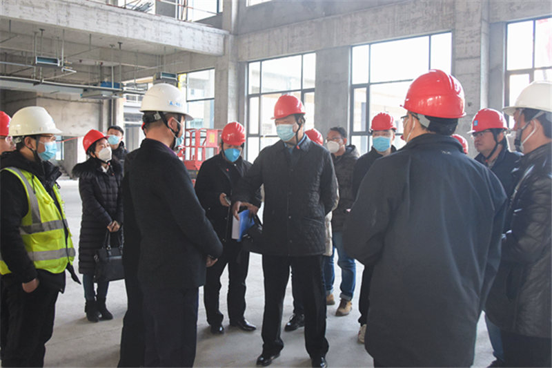 市总工会吉振华主席一行调研龙门疗养院改造提升项目