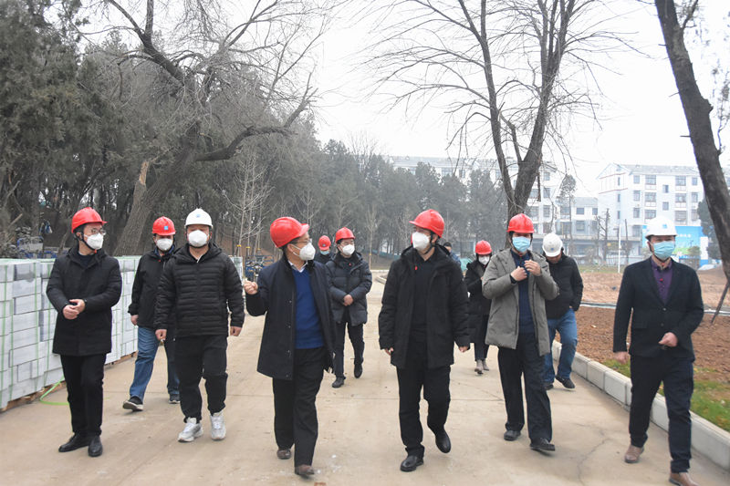 省总工会副主席杨会卿一行考察调研龙门疗养院改造提升项目