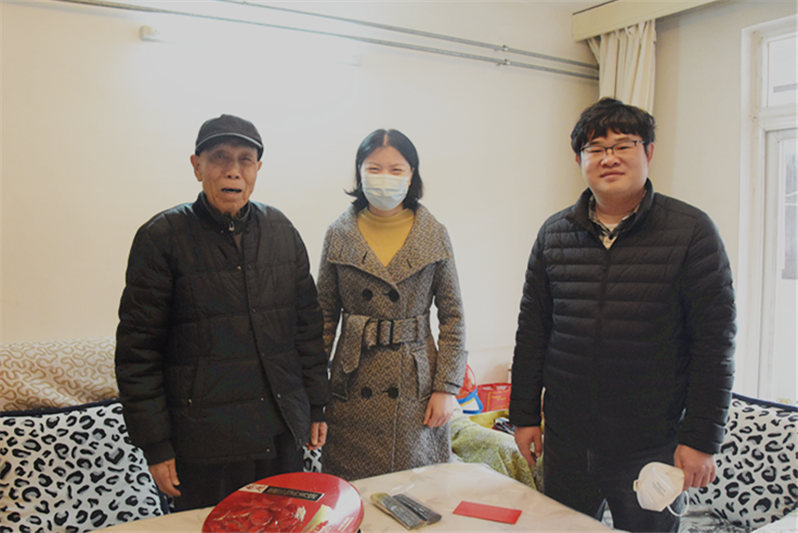 龙门疗养院春节走访慰问生活困难党员、老党员、老干部